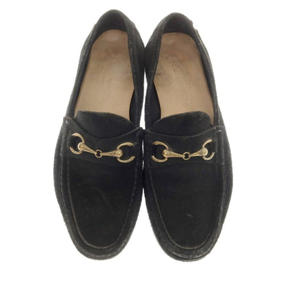 [Used] IL MOCASSINO Suede Bit Loafers Black [40] [Condition Rank C] [Men&