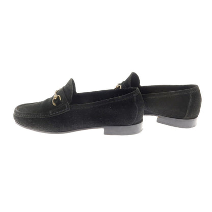 [Used] IL MOCASSINO Suede Bit Loafers Black [40] [Condition Rank C] [Men&