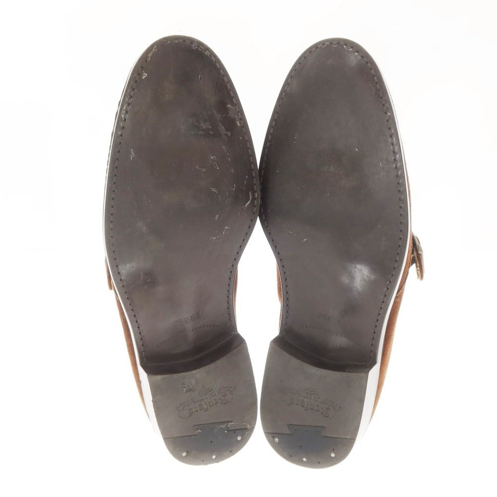 [Used] Kenford KENFORD Suede Single Monk Dress Shoes Brown [25 EEE] [Condition Rank B] ​​[Men&