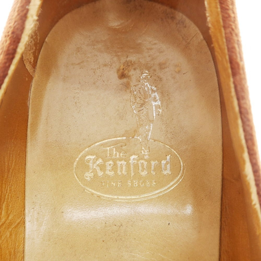 【中古】ケンフォード KENFORD スエード シングルモンク ドレスシューズ ブラウン【 25 EEE 】【 状態ランクB 】【 メンズ 】