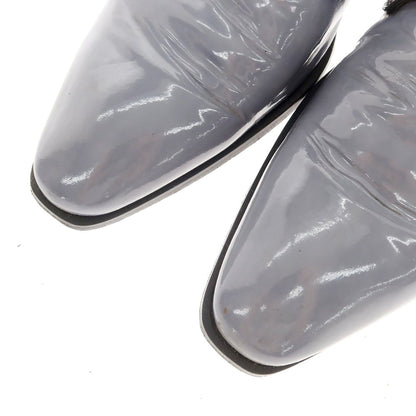 [Used] FRANCESCO BENIGNO Patent leather dress shoes, grey [6] [Condition rank D] [Men&