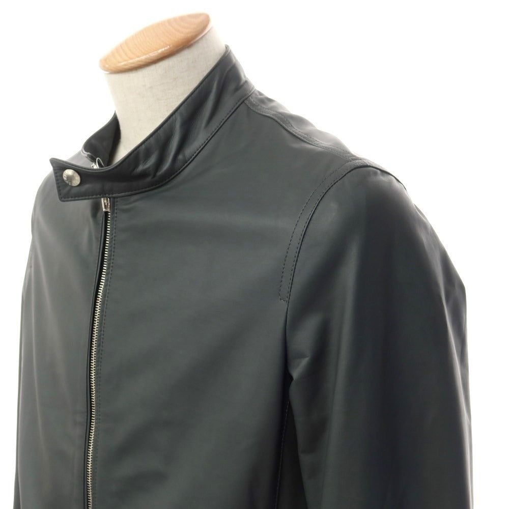 [Used] EMMETI JURI Calfskin Riders Jacket Dark Grey [Size 46] [GRY] [S/S/A/W] [Condition Rank B] ​​[Men&