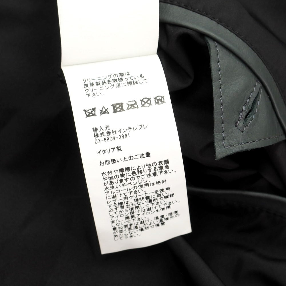 [Used] EMMETI JURI Calfskin Riders Jacket Dark Grey [Size 46] [GRY] [S/S/A/W] [Condition Rank B] ​​[Men&