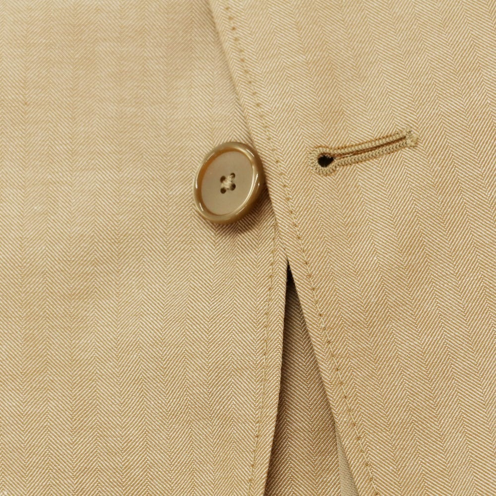 [Used] TAGLIATORE Cotton Silk Unconstructed Jacket Beige [44] [Condition Rank A] [Men&