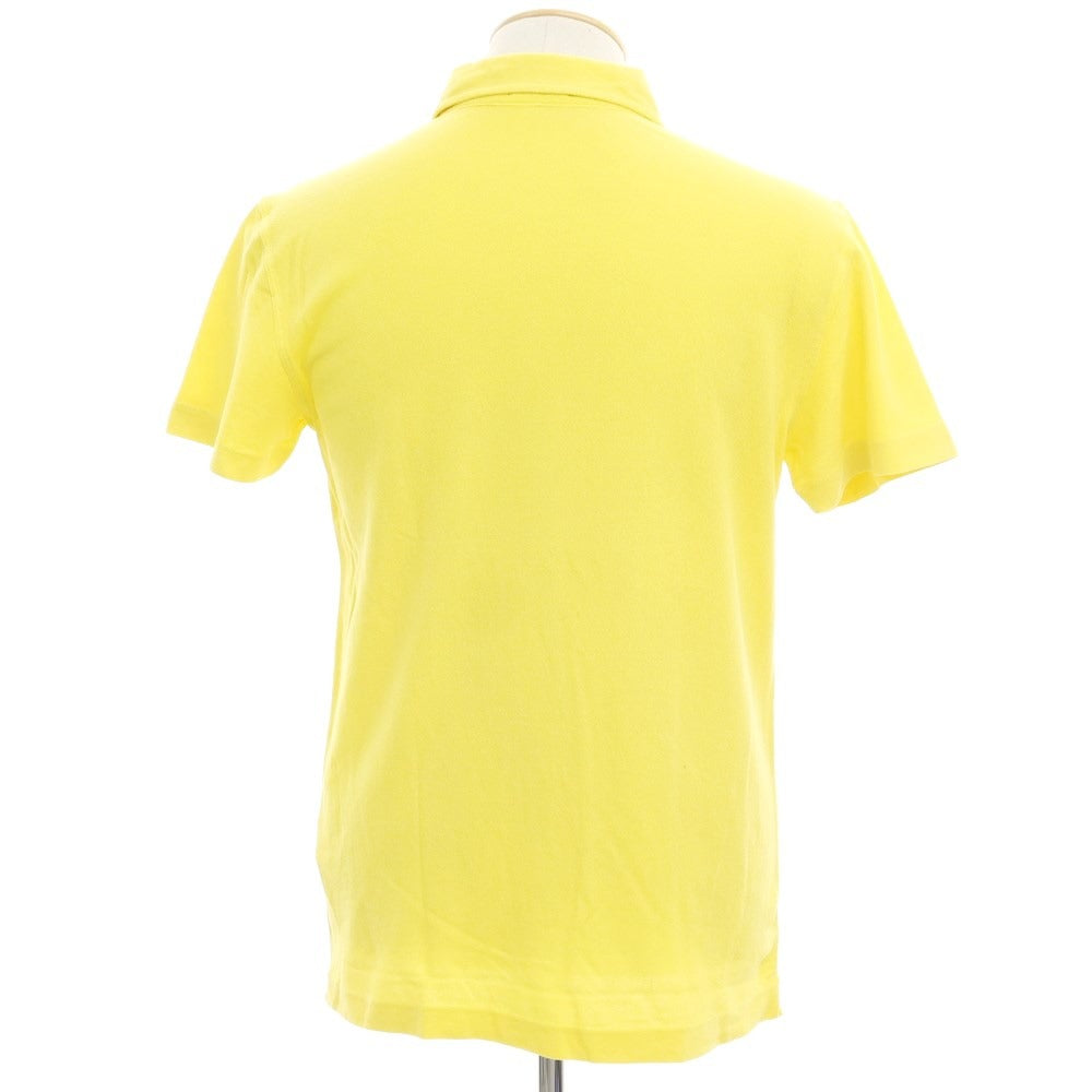 [Used] Drumohr Cotton Short Sleeve Polo Shirt Yellow [XS] [Condition Rank A] [Men&