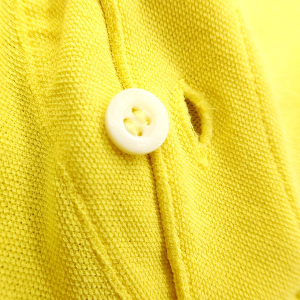 [Used] Drumohr Cotton Short Sleeve Polo Shirt Yellow [XS] [Condition Rank A] [Men&