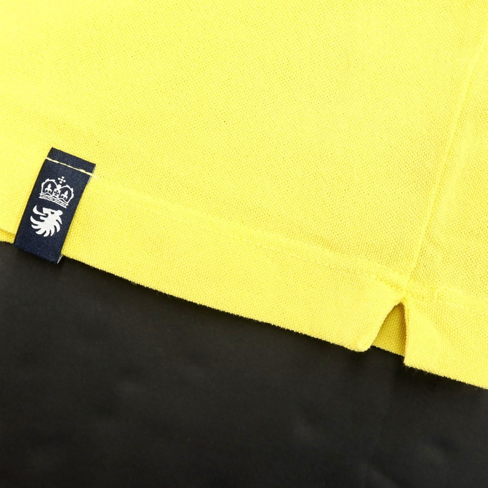 [Used] Drumohr Cotton Short Sleeve Polo Shirt Yellow [XS] [Condition Rank A] [Men&