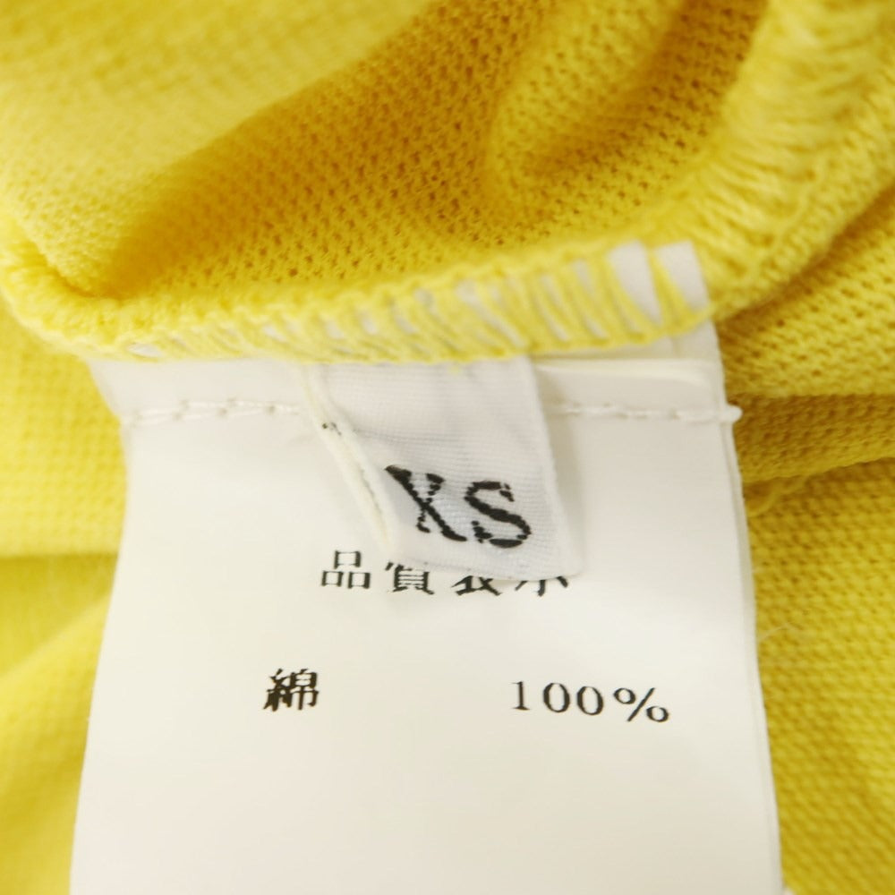 [Used] Drumohr Cotton Short Sleeve Polo Shirt Yellow [XS] [Condition Rank A] [Men&