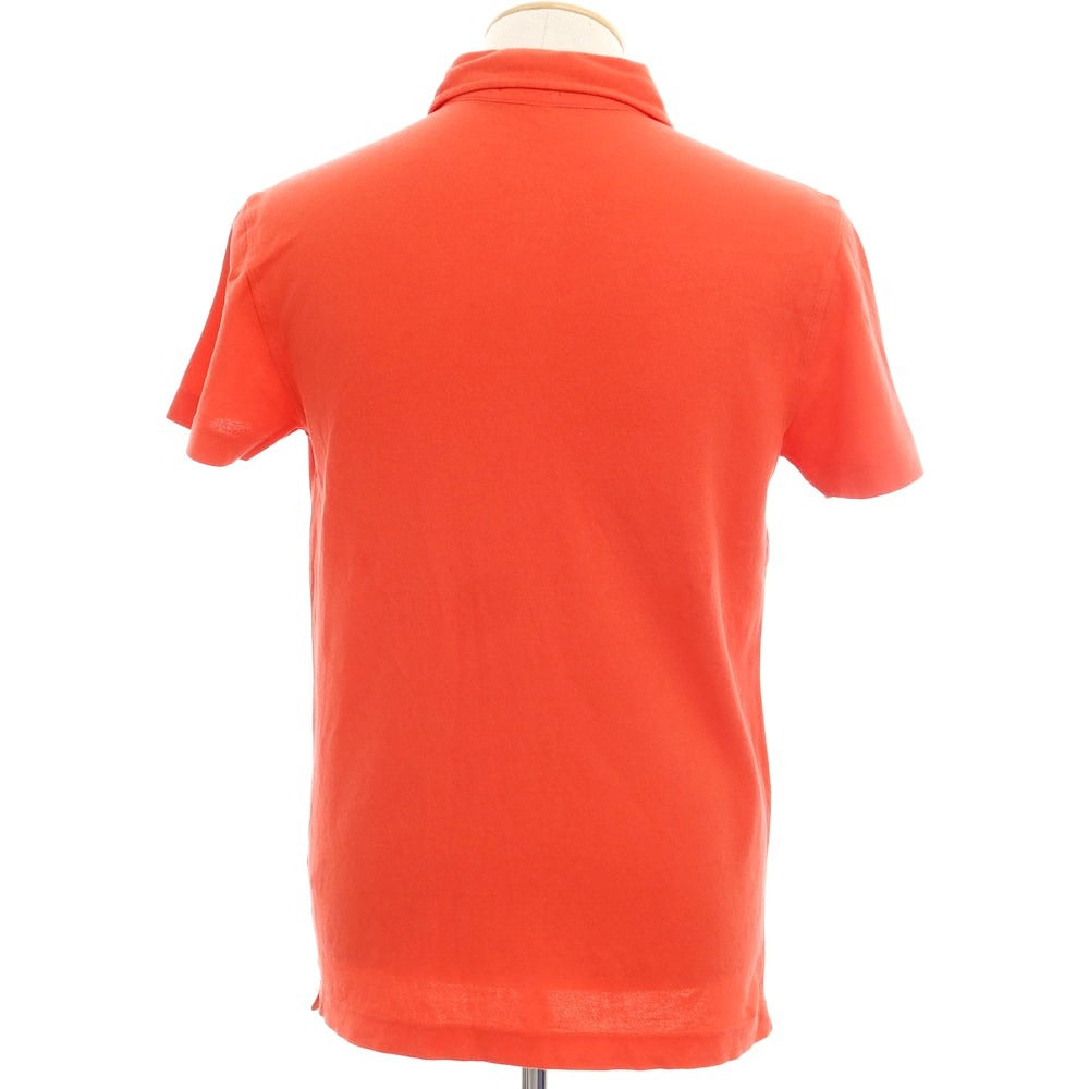 [Used] Drumohr Cotton Short Sleeve Polo Shirt Red Pink [XS] [Condition Rank C] [Men&