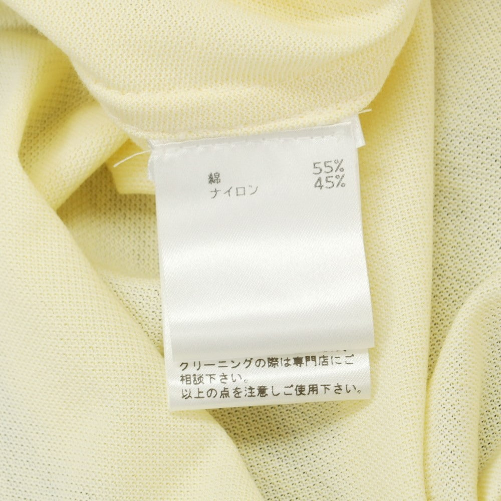 [Used] [Unused] GUY ROVER Cotton Nylon Horizontal Collar Short Sleeve Shirt Light Yellow [Size S] [YEL] [S/S] [Condition Rank S] [Men&