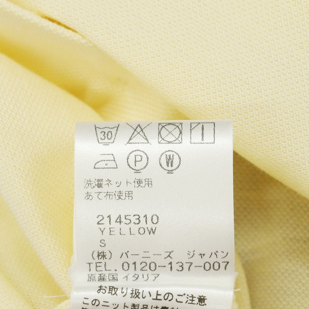 [Used] [Unused] GUY ROVER Cotton Nylon Horizontal Collar Short Sleeve Shirt Light Yellow [Size S] [YEL] [S/S] [Condition Rank S] [Men&