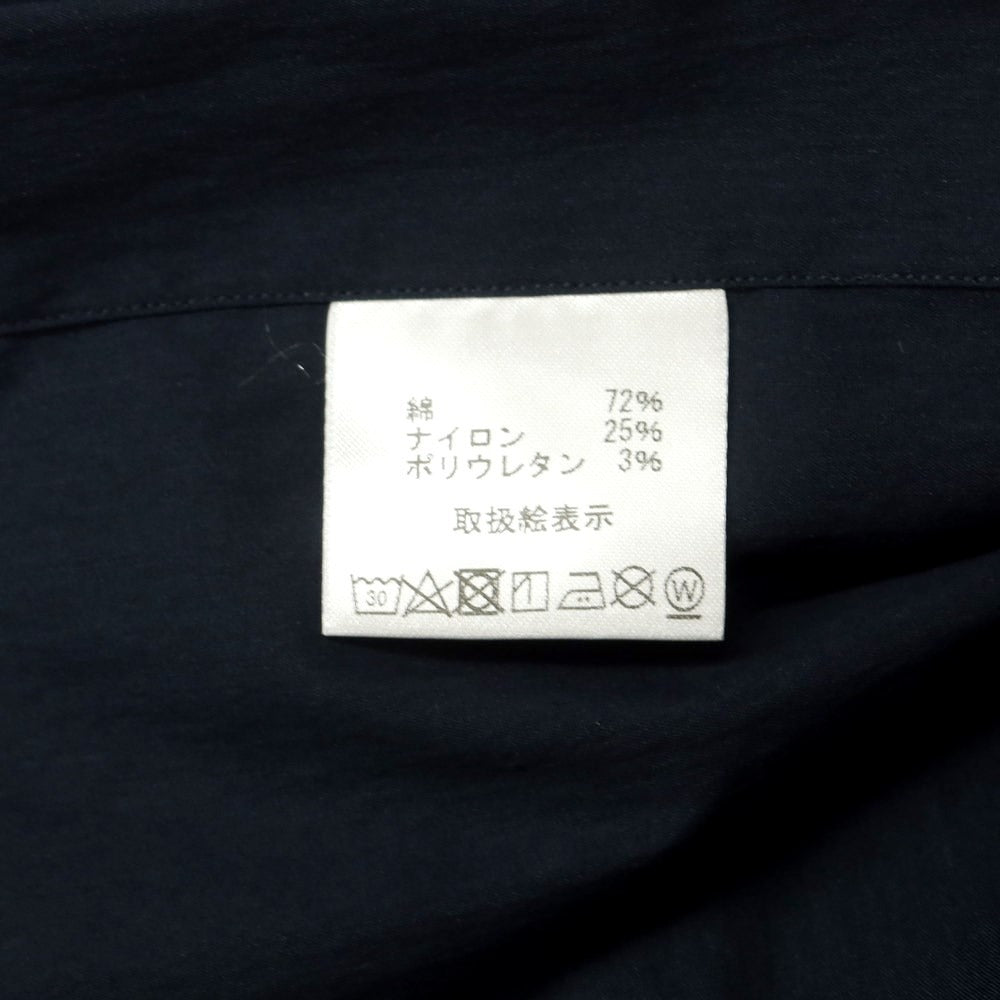 [Used] [Unused] Maria Santangelo Cotton Nylon Wide Collar Casual Shirt Navy [Size 38] [NVY] [S/S/A/W] [Condition Rank S] [Men&