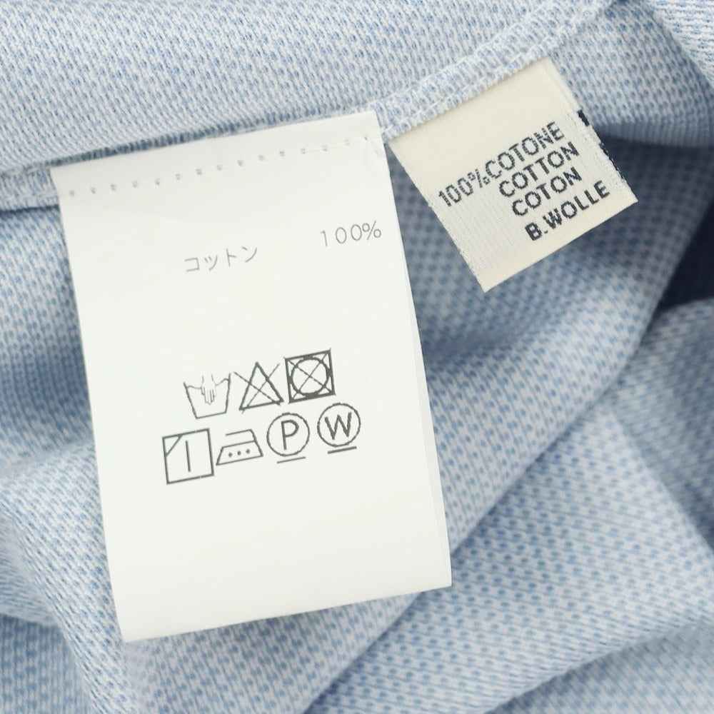 [Used] Vanacore Cotton Pullover Casual Shirt Light Blue x White [Size S] [BLU] [S/S/A/W] [Condition Rank A] [Men&