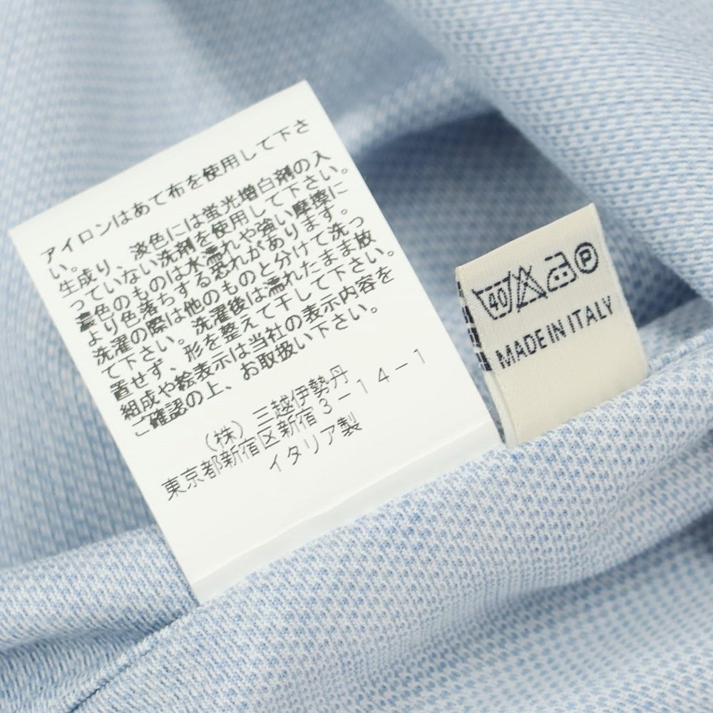 [Used] Vanacore Cotton Pullover Casual Shirt Light Blue x White [Size S] [BLU] [S/S/A/W] [Condition Rank A] [Men&