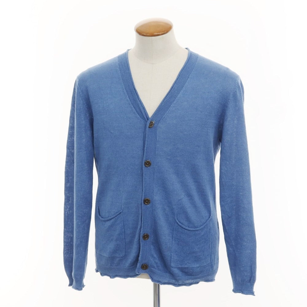 [Used] TAKEO KIKUCHI Linen Cardigan Blue [2] [Condition Rank C] [Men&