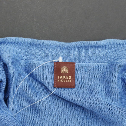 [Used] TAKEO KIKUCHI Linen Cardigan Blue [2] [Condition Rank C] [Men&