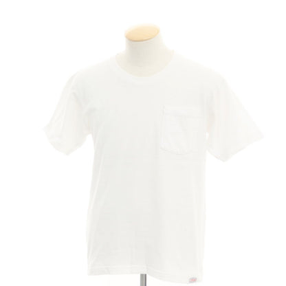 [Used] SHIPS Cotton Pocket Short Sleeve T-Shirt White [S] [Condition Rank C] [Men&