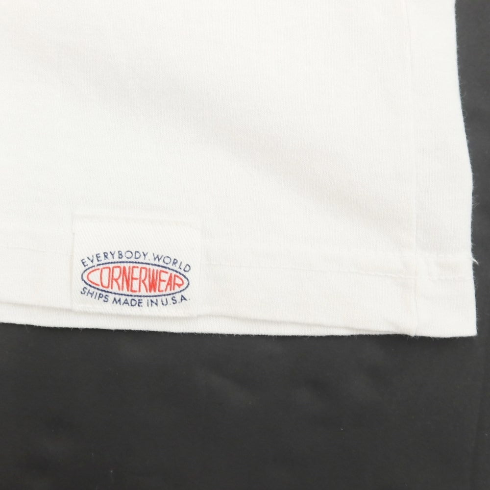 [Used] SHIPS Cotton Pocket Short Sleeve T-Shirt White [S] [Condition Rank C] [Men&