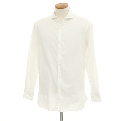 [Used] GUY ROVER Cotton Horizontal Collar Casual Shirt Off White [Size 40] [WHT] [S/S/A/W] [Condition Rank D] [Men&