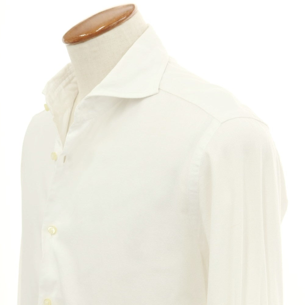 [Used] GUY ROVER Cotton Horizontal Collar Casual Shirt Off White [Size 40] [WHT] [S/S/A/W] [Condition Rank D] [Men&