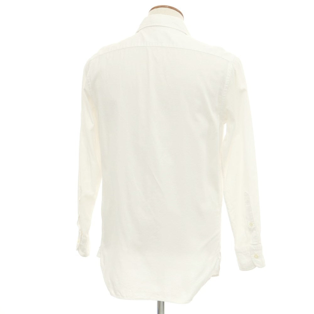 [Used] GUY ROVER Cotton Horizontal Collar Casual Shirt Off White [Size 40] [WHT] [S/S/A/W] [Condition Rank D] [Men&