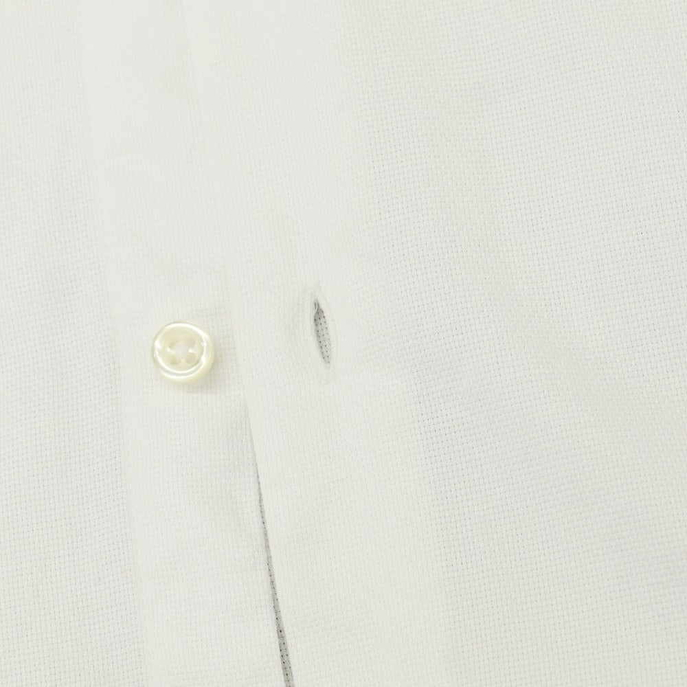 [Used] GUY ROVER Cotton Horizontal Collar Casual Shirt Off White [Size 40] [WHT] [S/S/A/W] [Condition Rank D] [Men&