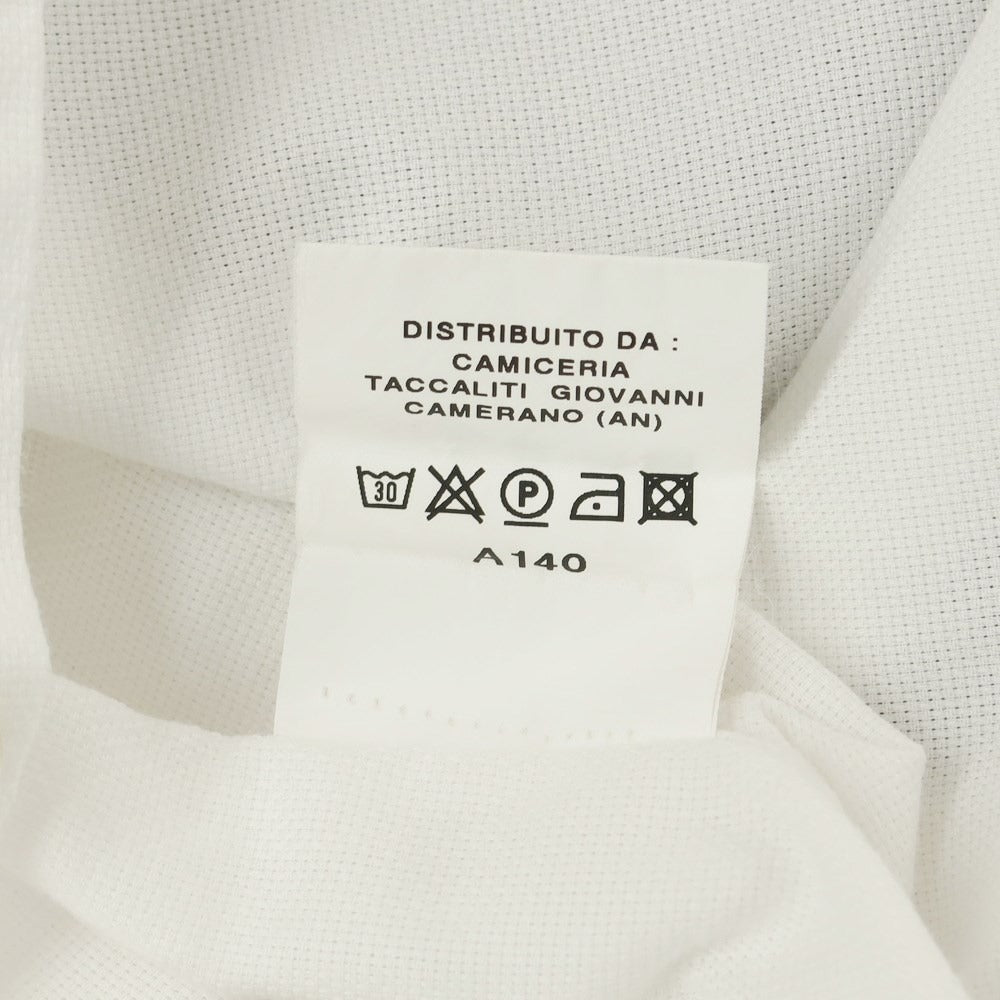 [Used] GUY ROVER Cotton Horizontal Collar Casual Shirt Off White [Size 40] [WHT] [S/S/A/W] [Condition Rank D] [Men&