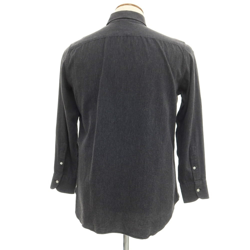 [Used] PIETRO PROVENZALE Cotton Wide Collar Casual Shirt Dark Gray [Size 40] [GRY] [S/S/A/W] [Condition Rank C] [Men&