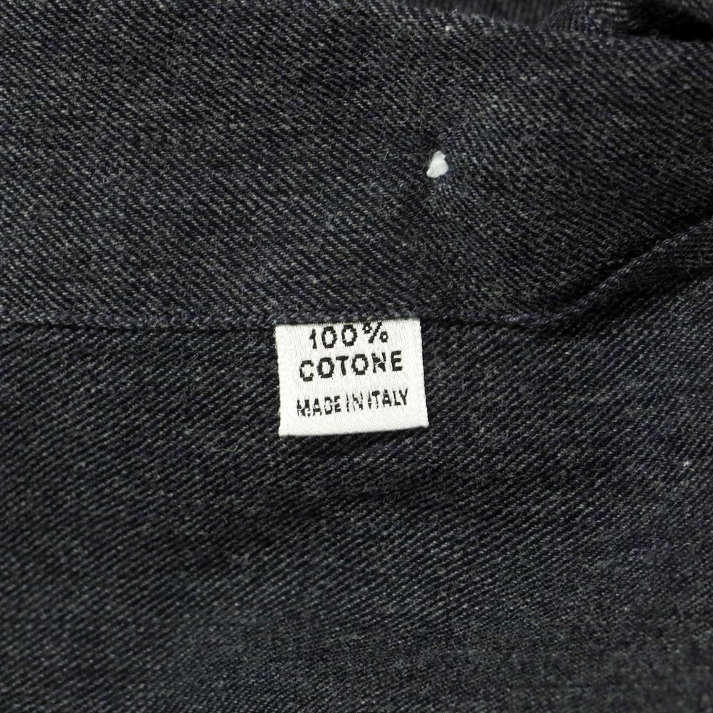 [Used] PIETRO PROVENZALE Cotton Wide Collar Casual Shirt Dark Gray [Size 40] [GRY] [S/S/A/W] [Condition Rank C] [Men&