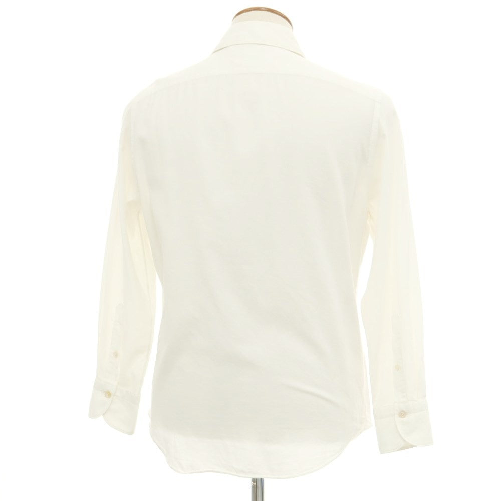 [Used] Finamore Cotton Horizontal Collar Casual Shirt Off White [Size 40] [WHT] [S/S/A/W] [Condition Rank D] [Men&