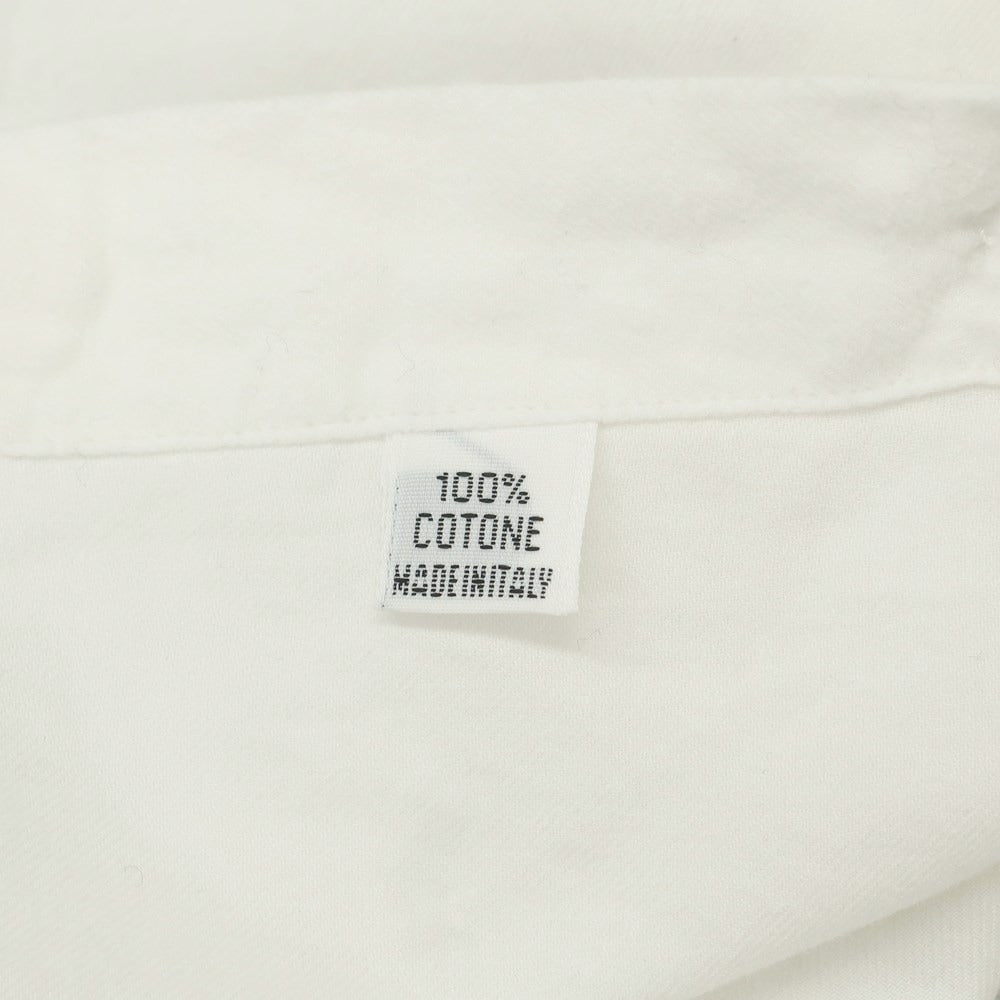 [Used] Finamore Cotton Horizontal Collar Casual Shirt Off White [Size 40] [WHT] [S/S/A/W] [Condition Rank D] [Men&