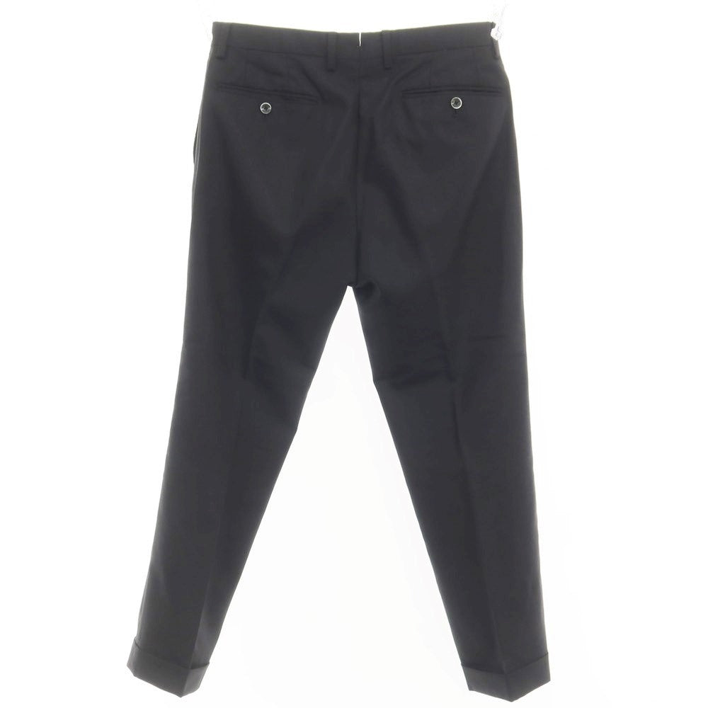 [Used] Barneys New York Wool Dress Slacks Pants Black [48] [Condition Rank C] [Men&