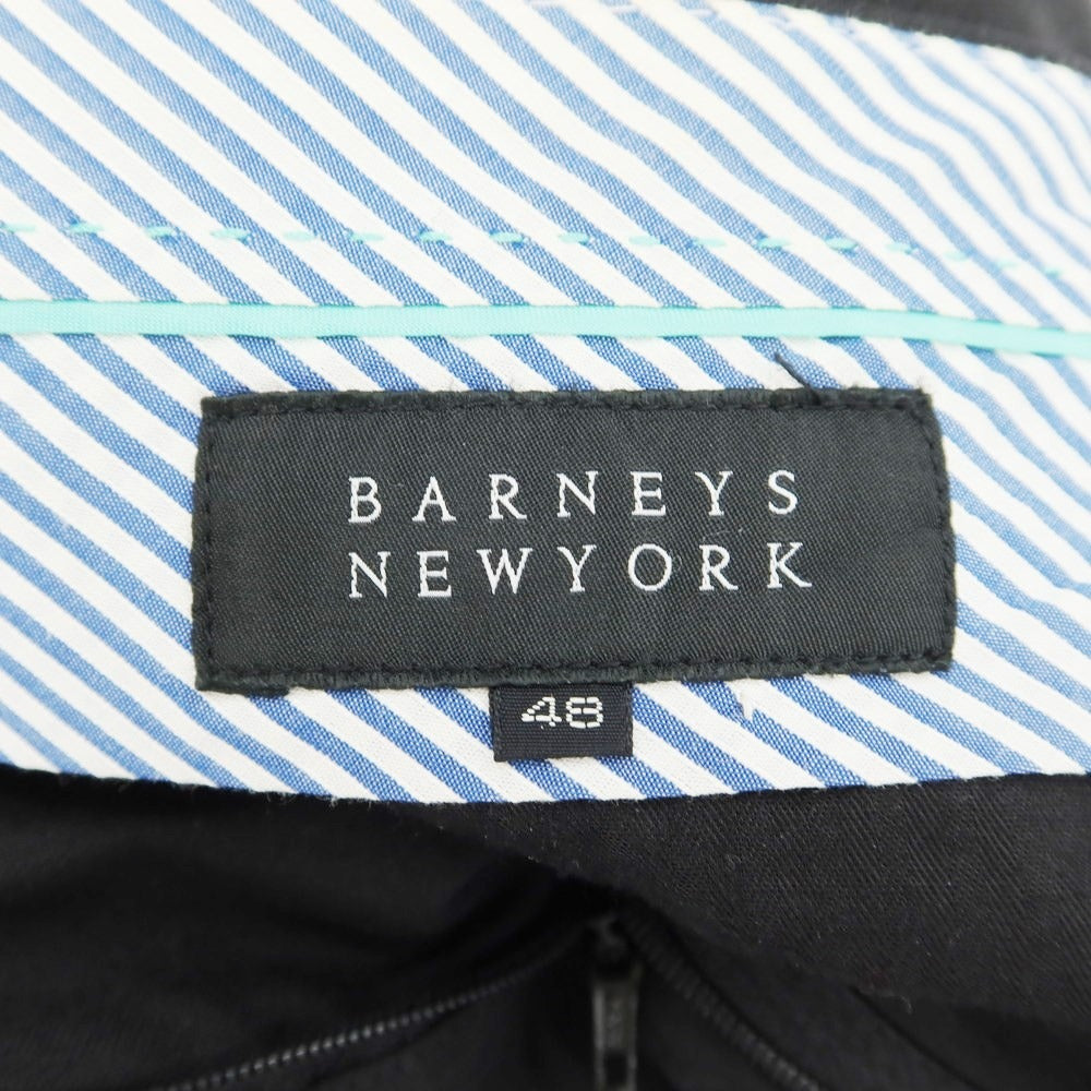 [Used] Barneys New York Wool Dress Slacks Pants Black [48] [Condition Rank C] [Men&