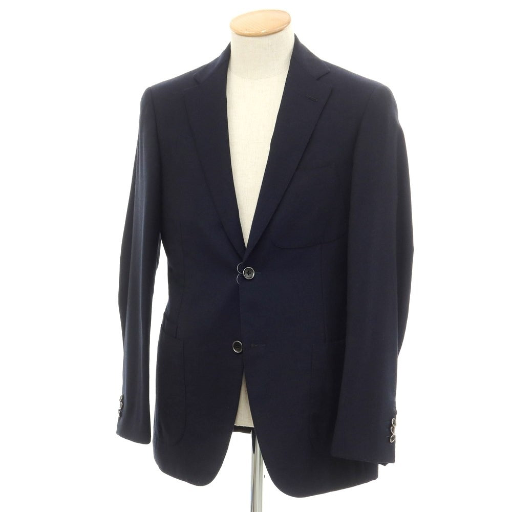 [Used] Belvest Summer Wool Tailored Jacket Navy [44] [Condition Rank C] [Men&