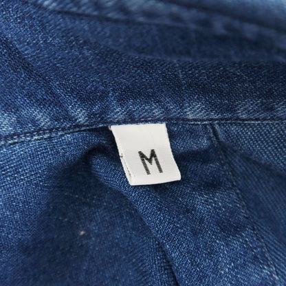 [Used] Maria Santangelo Cotton Wide Collar Casual Shirt Navy [M] [Condition Rank B] ​​[Men&