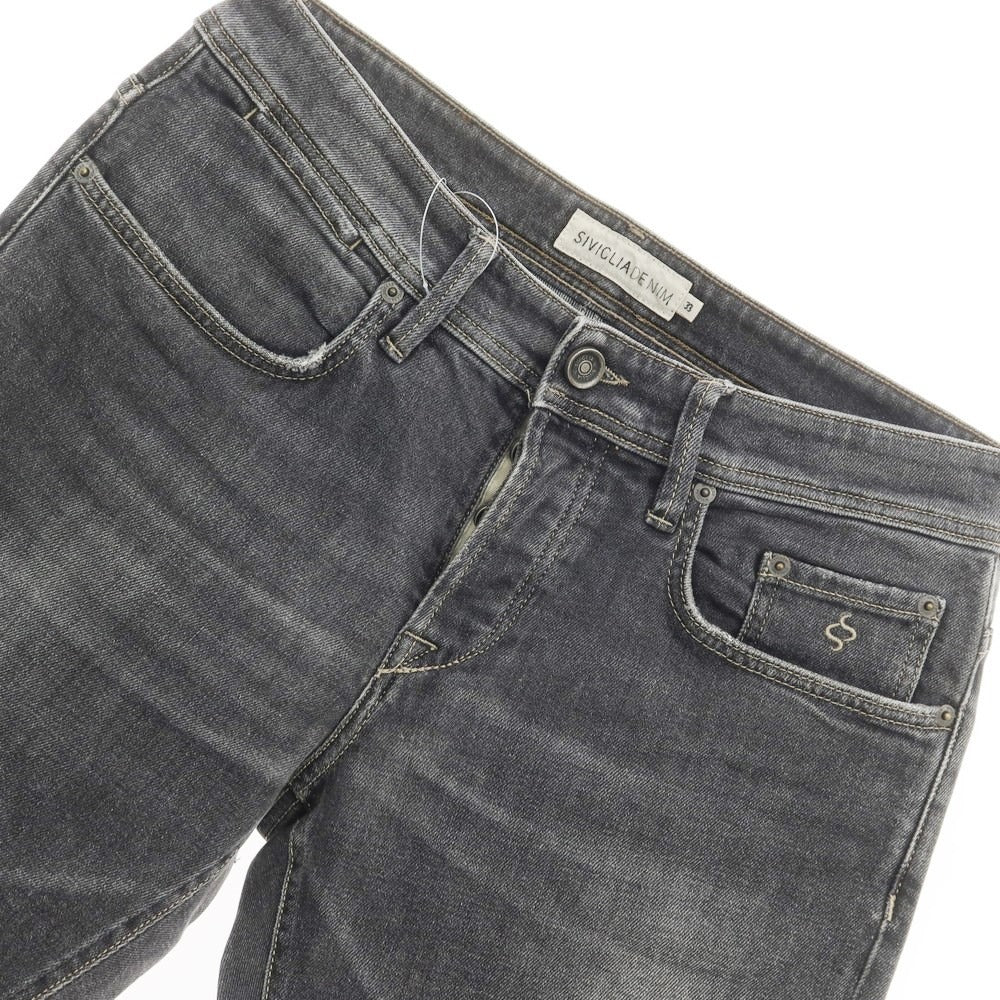 [Used] SIVIGLIA stretch denim pants jeans grey [33] [Condition rank B] ​​[Men&