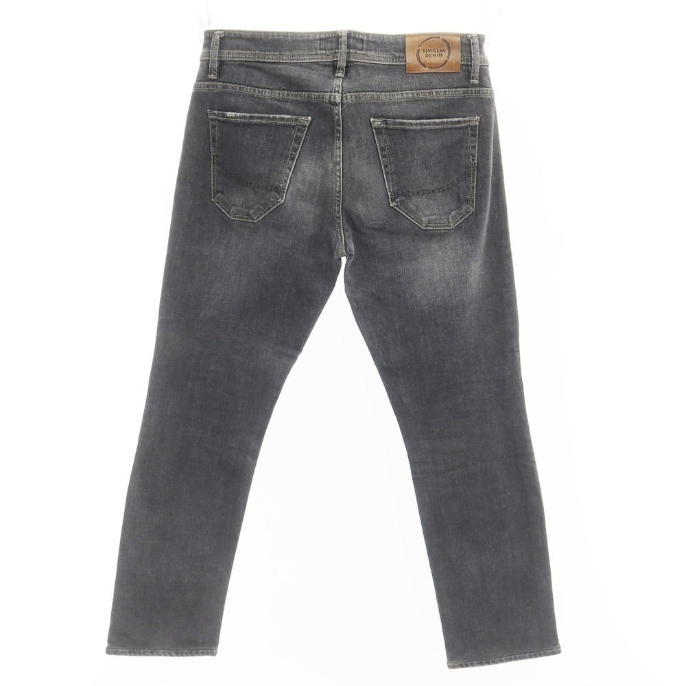 [Used] SIVIGLIA stretch denim pants jeans grey [33] [Condition rank B] ​​[Men&