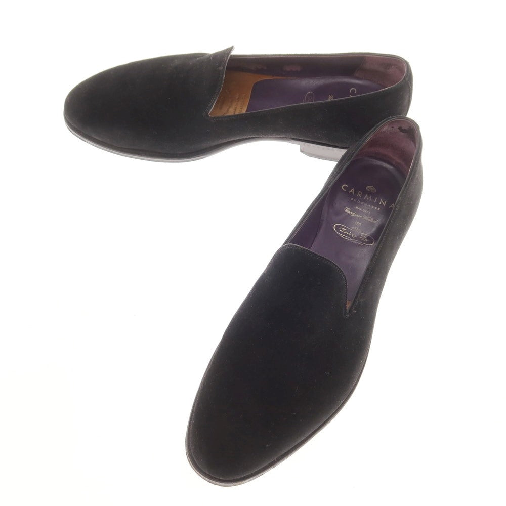 [Used] Carmina Trading Post Exclusive Suede Vamp Loafer Opera Shoes Black [8.5] ​​[Condition Rank C] [Men&