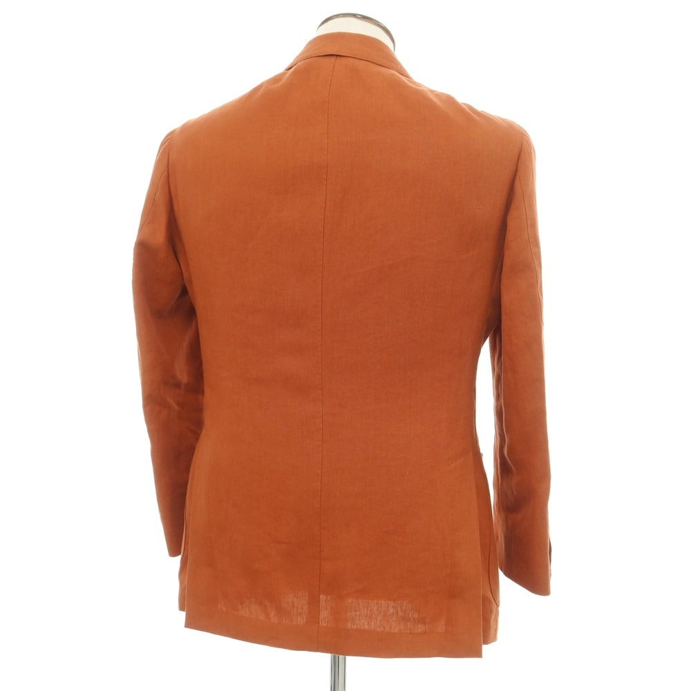 [Used] TITO ALLEGRETTO Linen 3B Casual Jacket Orange Brown [Size 48] [BRW] [S/S] [Condition Rank B] ​​[Men&