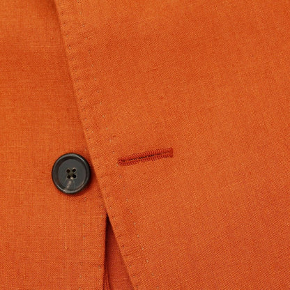 [Used] TITO ALLEGRETTO Linen 3B Casual Jacket Orange Brown [Size 48] [BRW] [S/S] [Condition Rank B] ​​[Men&