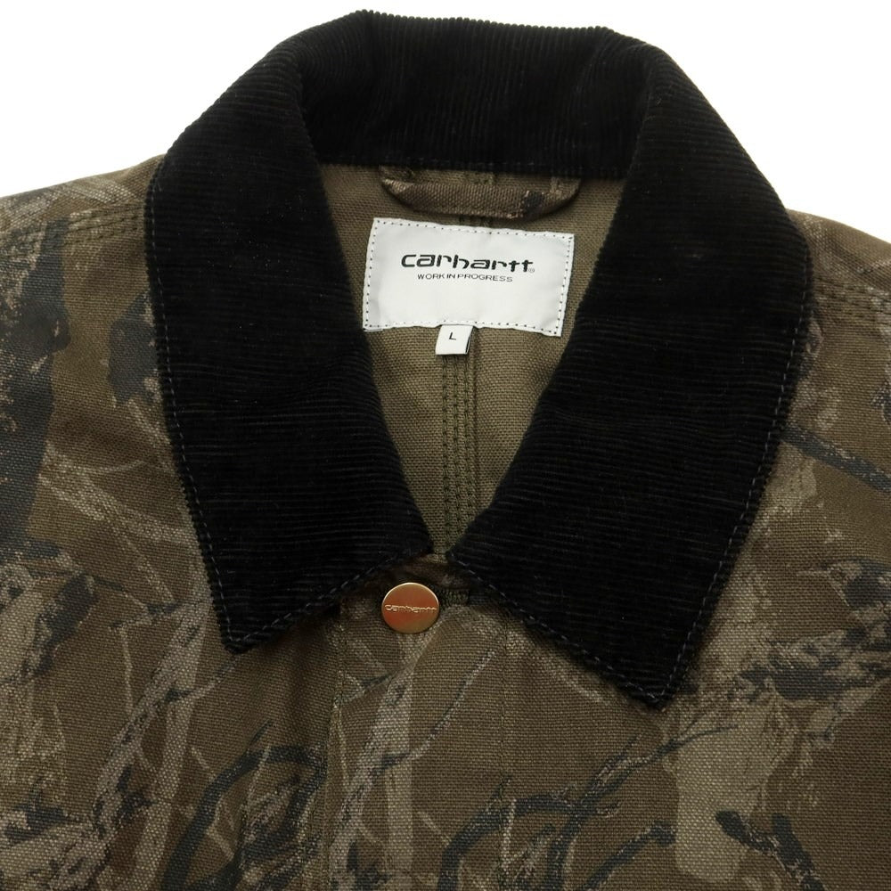 【中古】カーハート Carhartt コットン ワークジャケット ダークオリーブ【サイズL】【GRN】【A/W】【状態ランクB】【メンズ】【759378】
[BPD]