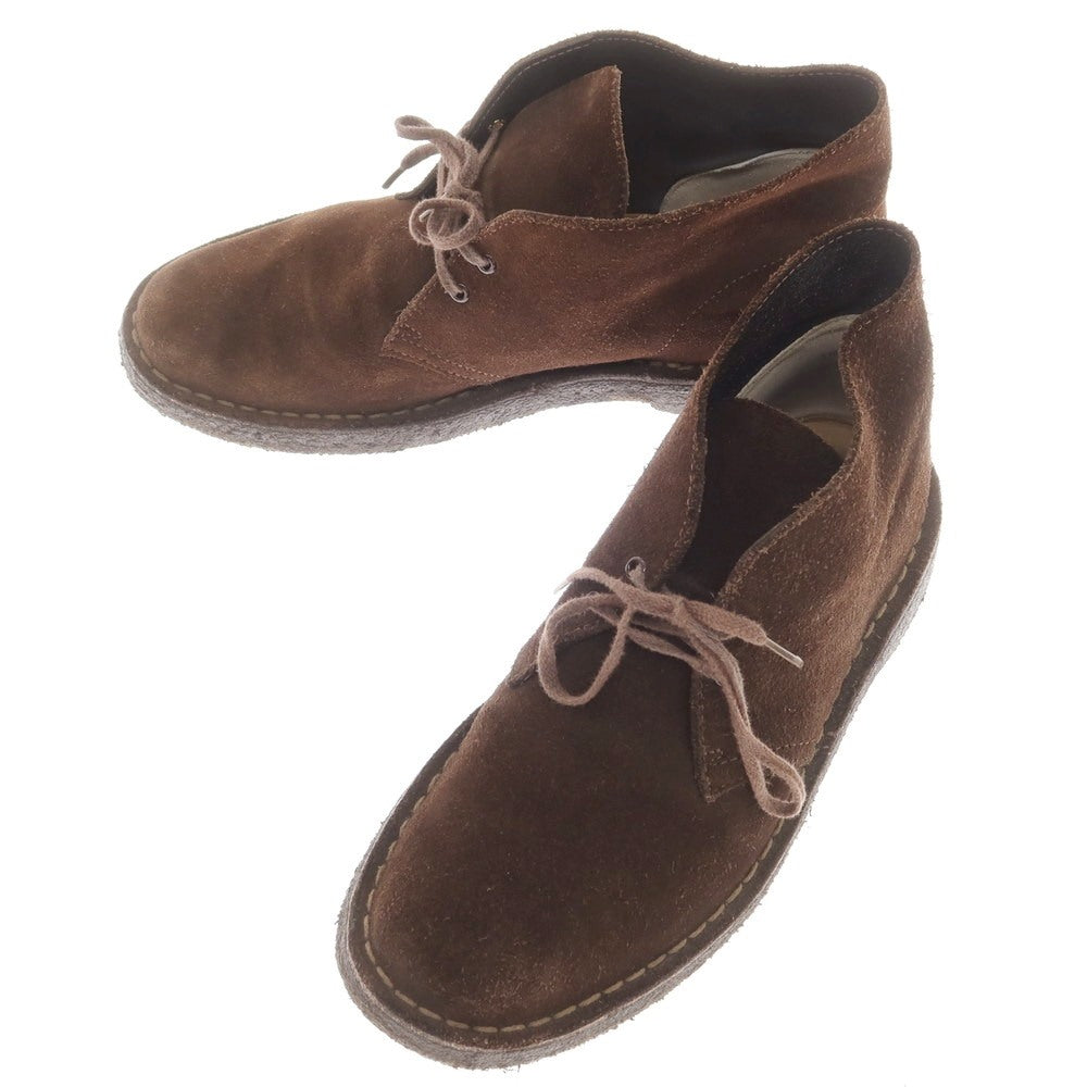 【中古】クラークス Clarks スエード チャッカブーツ ブラウン【 US（左）7 1/2　（右）8 】【 状態ランクC 】【 メンズ 】
[DPD]