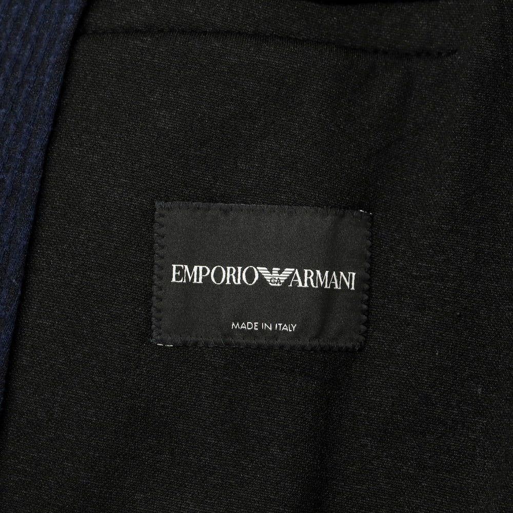 [Used] Emporio Armani EMPORIO ARMANI Nylon polyester rayon jersey casual jacket Navy [Size 46] [NVY] [S/S/A/W] [Condition Rank B] ​​[Men&