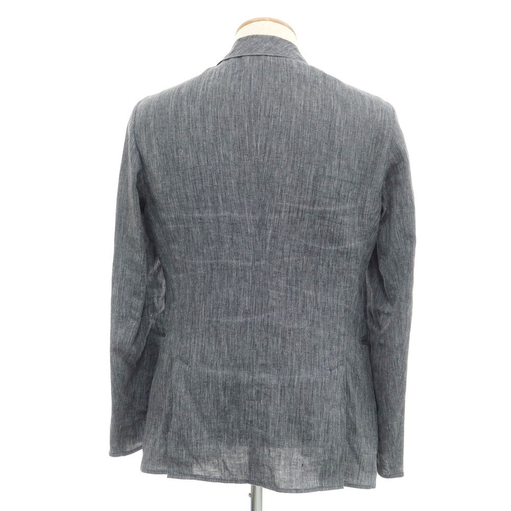 [Used] Emporio Armani EMPORIO ARMANI Linen Unconstructed Jacket Gray [44] [Condition Rank C] [Men&