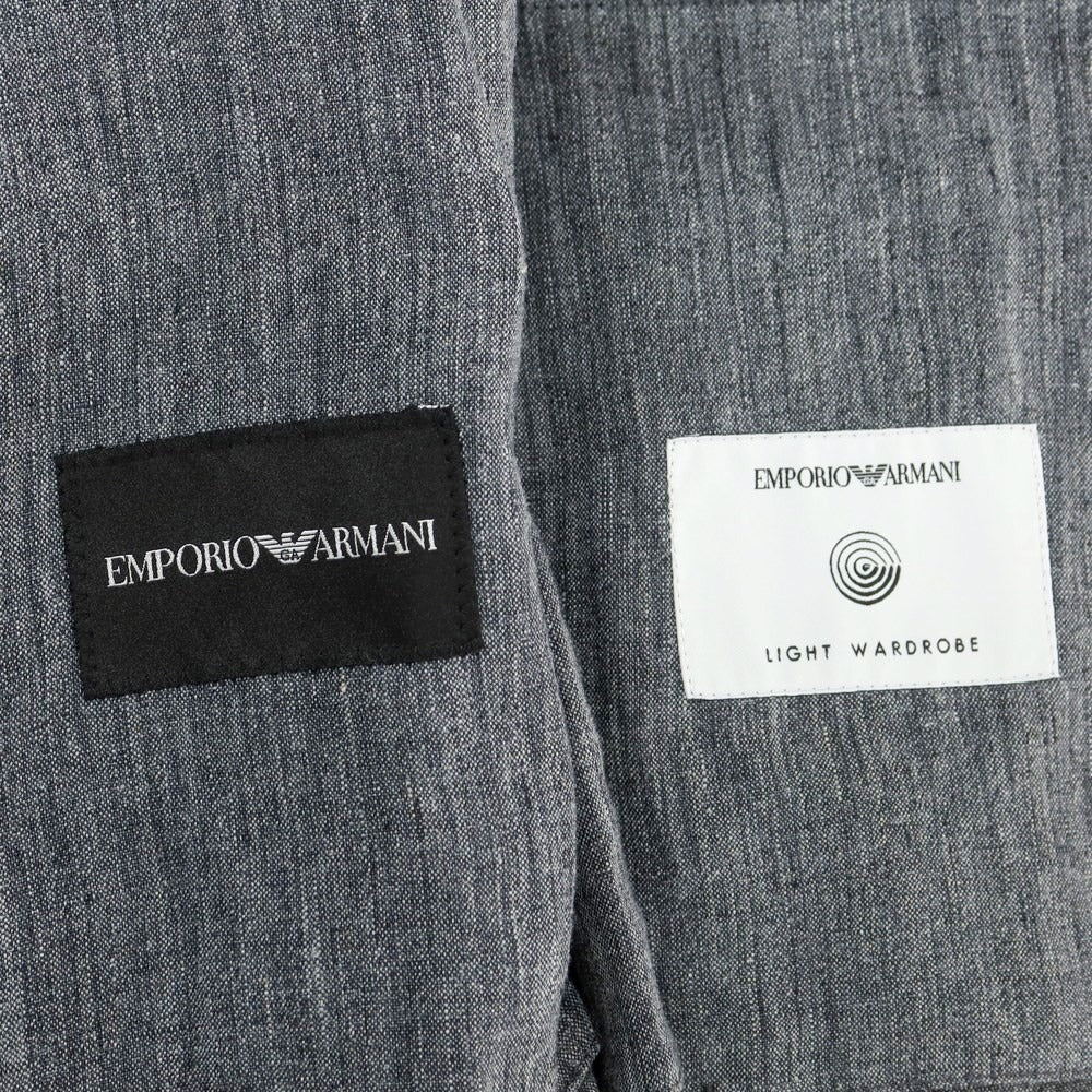 [Used] Emporio Armani EMPORIO ARMANI Linen Unconstructed Jacket Gray [44] [Condition Rank C] [Men&