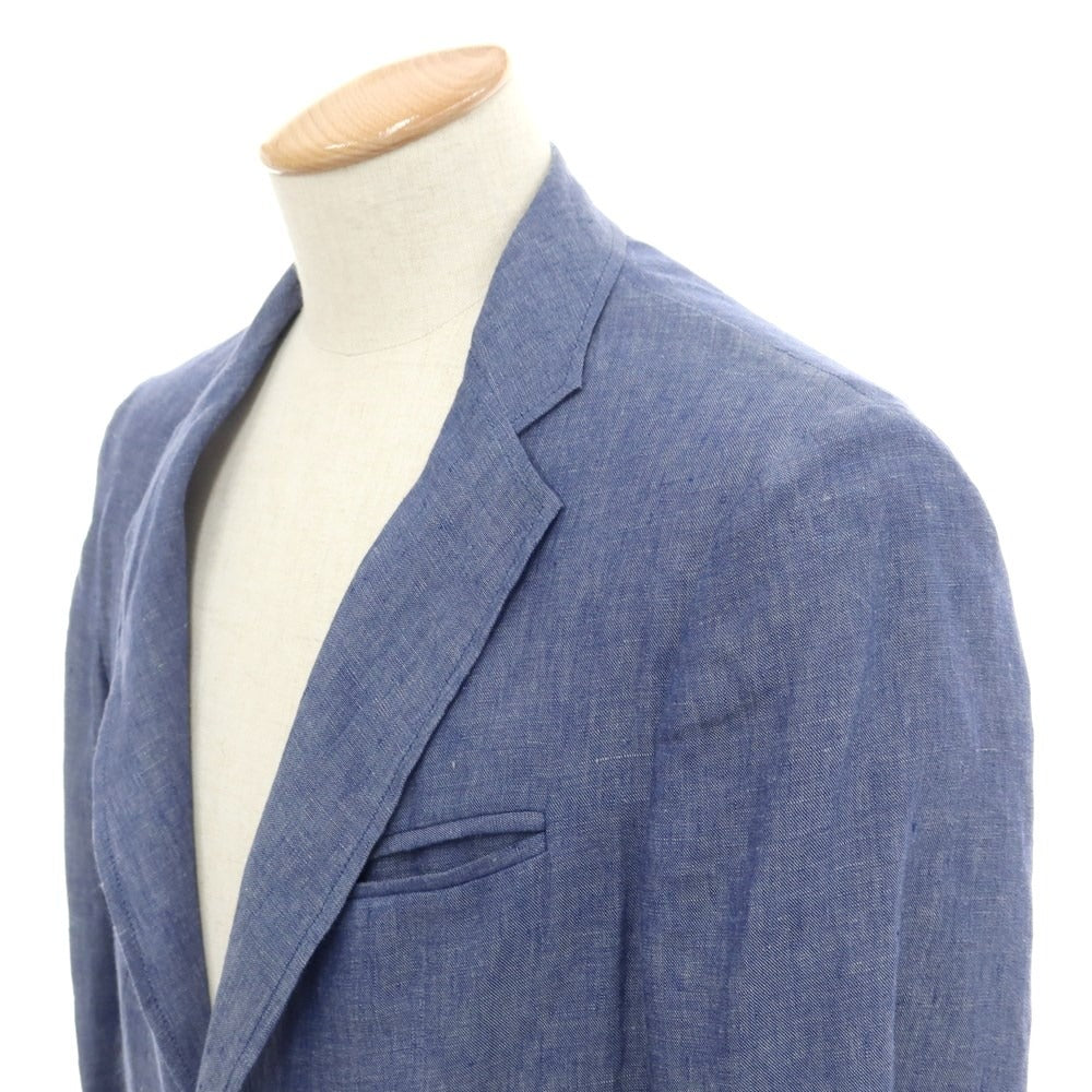 [Used] Emporio Armani EMPORIO ARMANI Linen Unconstructed Jacket Light Navy [44] [Condition Rank C] [Men&