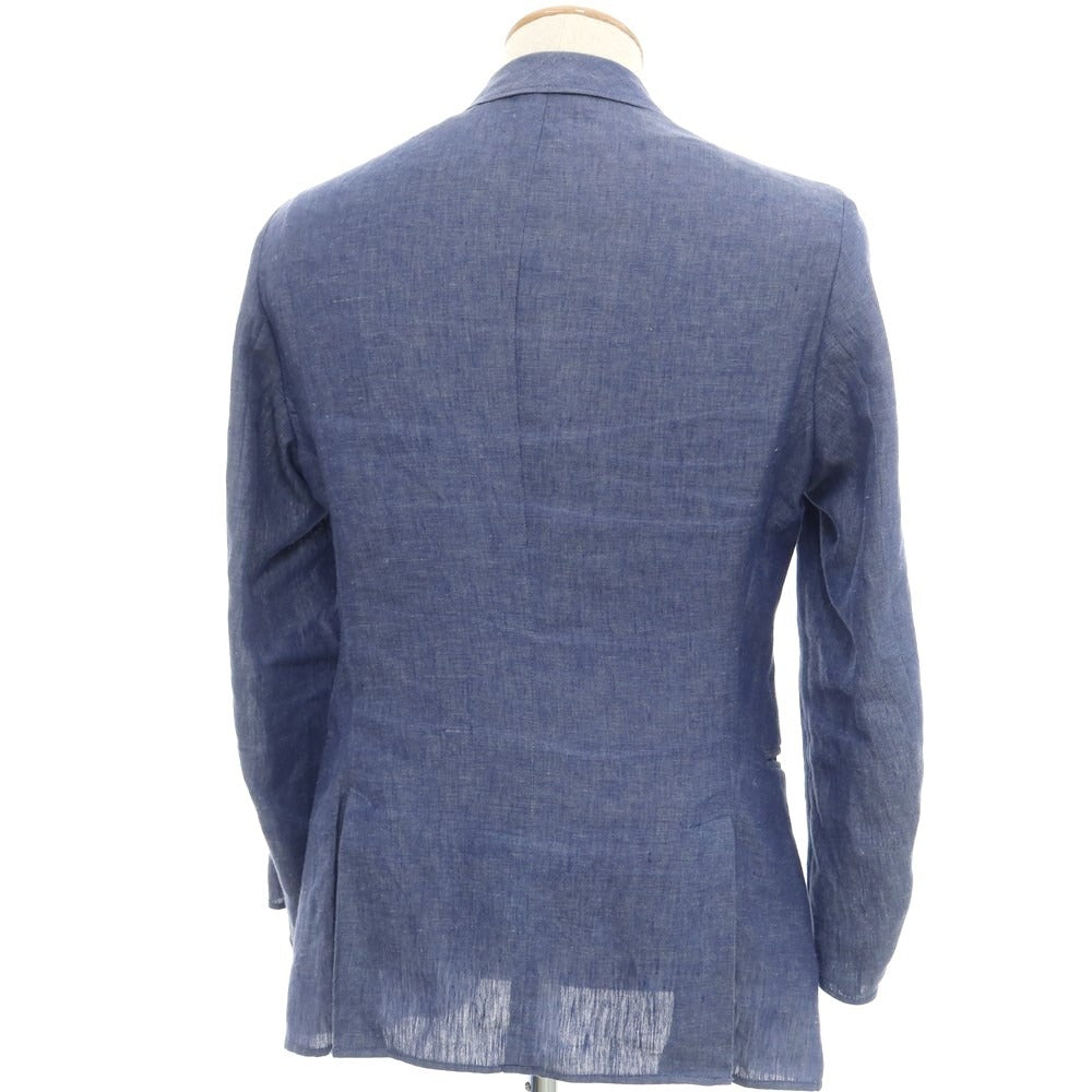 [Used] Emporio Armani EMPORIO ARMANI Linen Unconstructed Jacket Light Navy [44] [Condition Rank C] [Men&