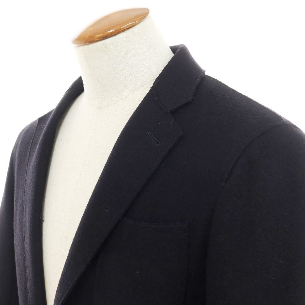 【中古】アルマーニ コレッツォーニ ARMANI COLLEZIONI ウールカシミヤ 2つボタン カジュアルジャケット ブラック【サイズ46】【BLK】【A/W】【状態ランクB】【メンズ】【758993】