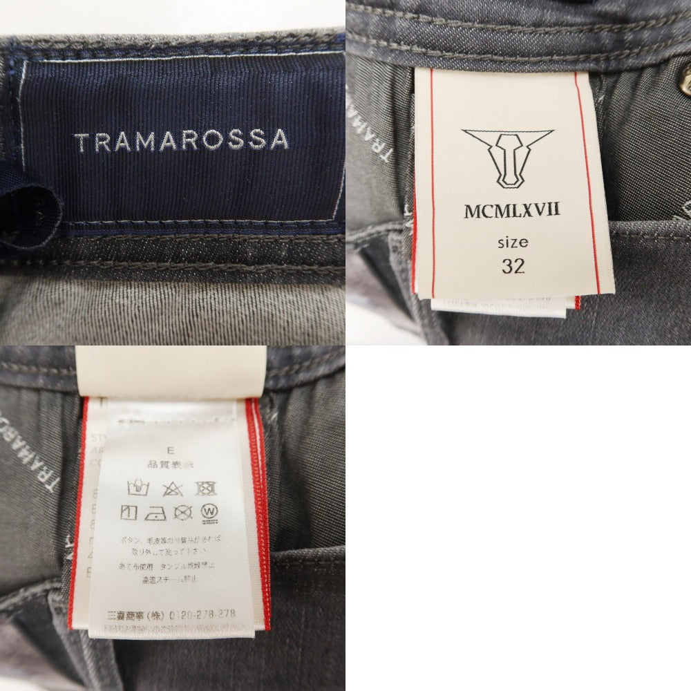 [Used] Tramarossa Cotton Polyester Jeans Denim Pants Gray [Size 32] [GRY] [S/S/A/W] [Condition Rank B] ​​[Men&