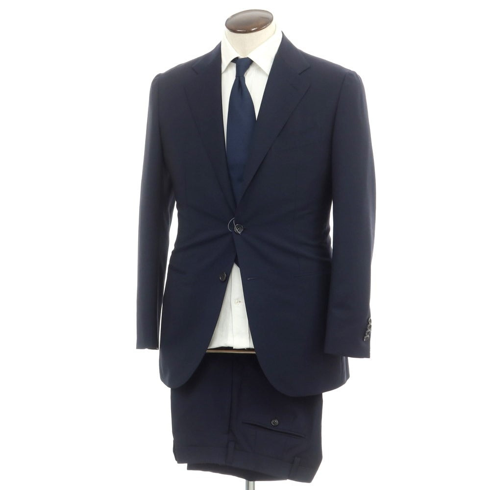 [Used] STRASBURGO wool 3-button suit, navy [48] [Condition: D] [Men&